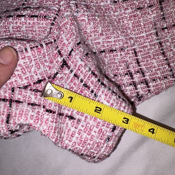 Maeve by Anthropologie Pink Plaid Shorts Women's Size 6 with pockets Perfect EUC - Picture 11 of 11